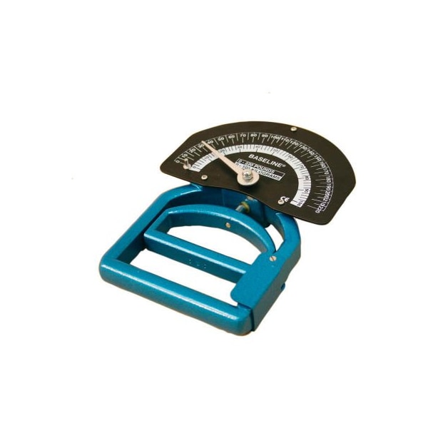 Fabrication Enterprises Baseline Smedley Spring Dynamometer, Adult, 220 lb. Capacity, Blue 12-0281 - main